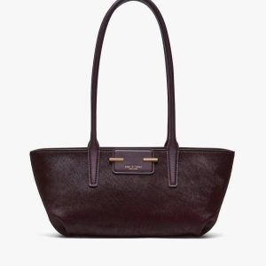 Realm Calf Hair Satchel - Blackberry