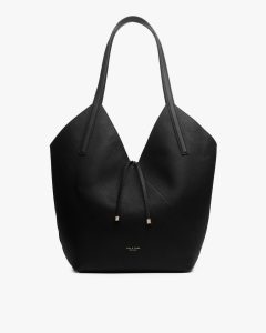 Alix Leather Tote - Black