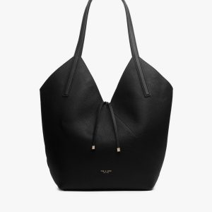 Alix Leather Tote - Black