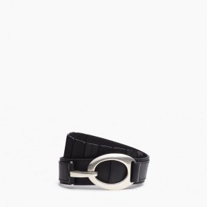 Ryder Stretch Leather Belt - Black