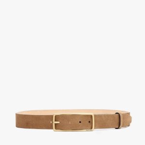 Rebound Camel Suede Belt for Women