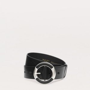 Marina Leather Belt - Black