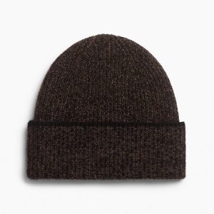 Jensen Cashmere Beanie - Brown Multi