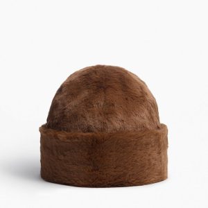 Kennedy Faux Fur Hat - Espresso
