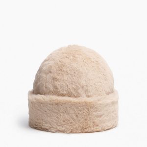 Kennedy Faux Fur Hat - Taupe