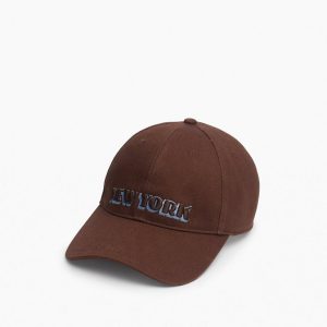 Harlow New York Baseball Cap - Dark Espresso