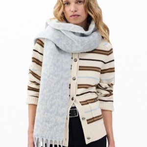 Nora Twisty Scarf - Sky Blue Multi