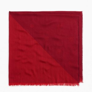 Geo Dagger Scarf - Ruby