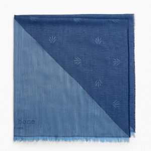 Geo Dagger Scarf - Navy