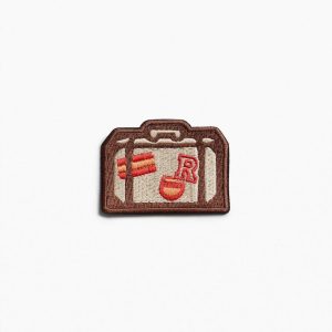 rb Embroidered Patch - Suitcase W/ Stickers