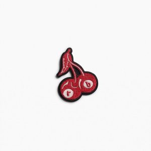 rb Embroidered Patch - Rb Cherries