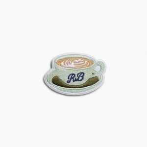 rb Embroidered Patch - Rb Latte