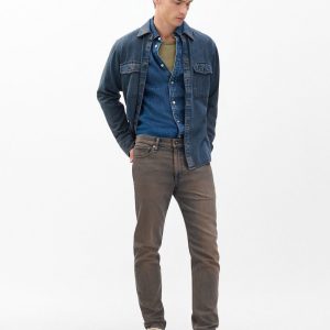 Fit 2 Slim Jeans - Ochre Blue