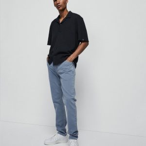 Fit 2 - French Blue: Slim Fit Medium Indigo Aero Stretch Jean