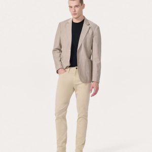 Fit 2 Slim Jeans - Light Beige