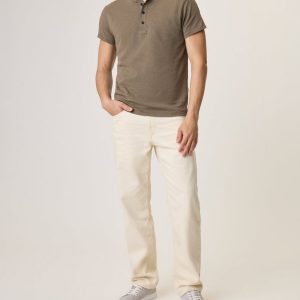 rb 4 Straight Fit Jeans - Ecru