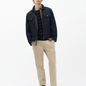 Evan Pleated Stretch Twill Chinos - Light Metal