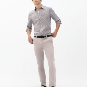 Fit 2 Stretch Twill Chinos - Natural Grey