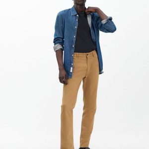 Fit 2 Stretch Twill Chinos - Bark Brown