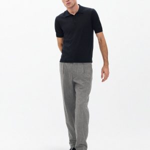Evan British Plaid Wool Trousers - Brown Plaid