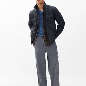 rbBAGGY Fit Corduroy Pants - Slate
