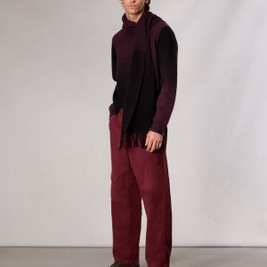 Samson Cotton-Blend Cargo Pant - Maroon