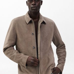 Dustin Suede Jacket - Grey