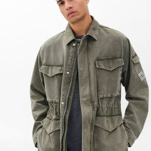 Denim Field Jacket - Dark Shadow