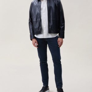 Matias Leather Jacket - Black