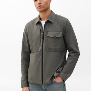Stretch Ripstop Shirt Jacket - Dark Shadow