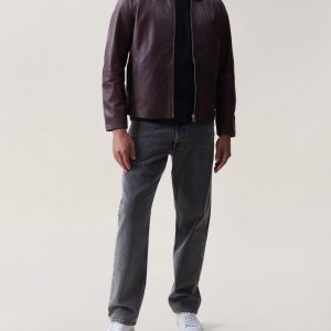 Matias Leather Jacket - Espresso