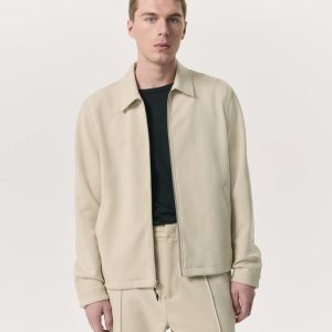 Melrose Tech Ponte Jacket - Aged Taupe