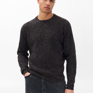 Jensen Ribbed Cashmere Sweater - Brown Multi