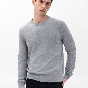 Declan Cashmere Sweater - Grey