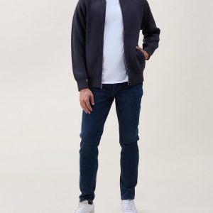Shawn Zip-Up Sweater - Dark Grey