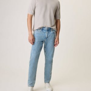 Lewis Cotton Short Sleeve Crew - Storm