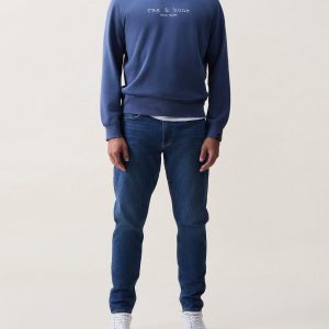 Massey Terry Sweatshirt - Worn Indigo