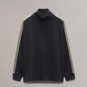 Mockneck Sweatshirt - Black