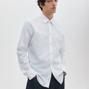 Tomlin Stretch-Cotton Dobby Shirt - White