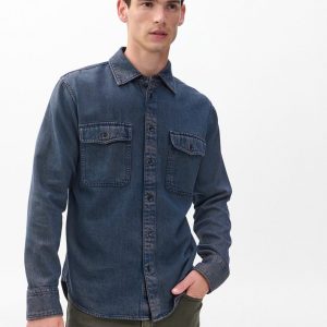 Jack Infuse Denim Shirt - Graphite Indigo