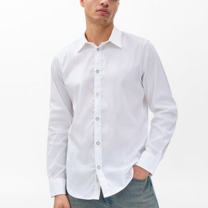 Patrick Poplin Shirt - White