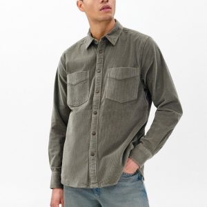 Corduroy CPO Overshirt - Dark Green