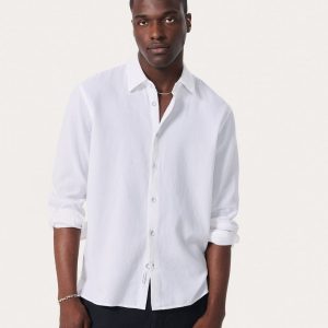 Dalton Canvas Shirt - White
