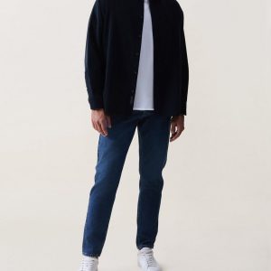 Mateo Cotton Corduroy Shirt - Black