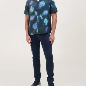 Alan Printed Shirt - Blue Floral