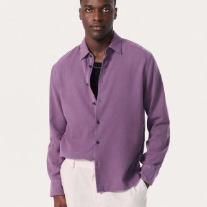 Dalton Canvas Shirt - Washed Violet
