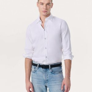 Patrick Poplin Shirt - White