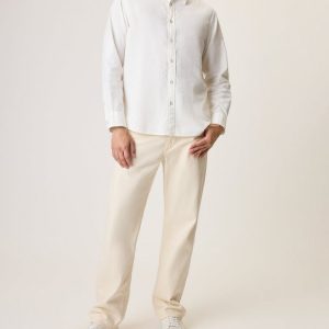 Griffin Hemp-Cotton Shirt - Marshmallow