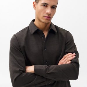 Tomlin Merino Wool Knit Shirt - Stonewall