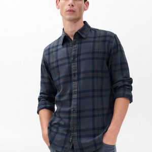 Tomlin Plaid Flannel Shirt - Ombre